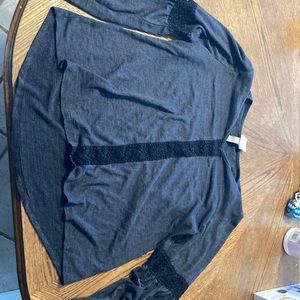 Knox Rose Blouse. Navy Blue, Balloon sleeves. Excellent condition.